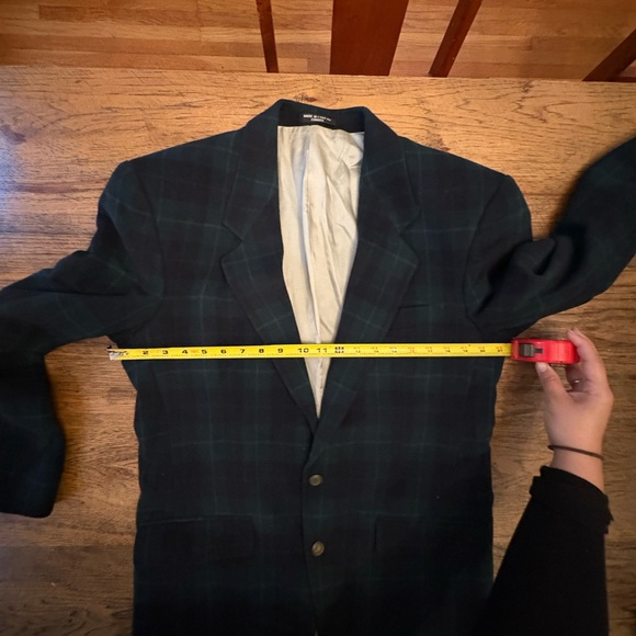 Vintage Plaid wool/fleece blazer - Picture 7 of 13